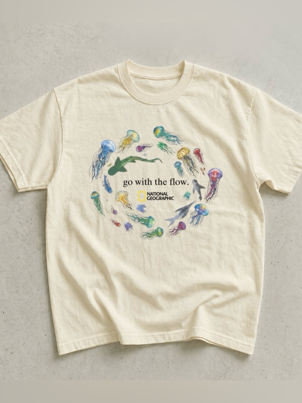 Colorful Fish-themed Ocean National Geographic Nature Lover Tee